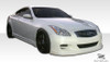 2008-2015 Infiniti G Coupe G37 Q60 Duraflex TS-1 Body Kit - 4 Piece - Includes TS-1 Front Bumper Cover (106421) TS-1 Side Skirts Rocker Panels (106422) TS-1 Rear Bumper Cover (106423) / Vehicle Year Make Model Trim - 2008-2015-Infiniti G Coupe 2DR / Product Type - Kit / Style Name -TS-1 / Kit Material - FRP (Fiberglass Reinforced Plastics) / Notes -