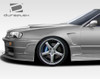 1989-1994 Nissan Skyline 2DR R32 Duraflex R324 Conversion Front Fenders - 2 Piece / Vehicle Year Make Model Trim - 1989-1994-Nissan Skyline 2DR / Product Type - Fender / Style Name -R324 Conversion / Kit Material - FRP (Fiberglass Reinforced Plastics) / Notes -