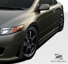 2006-2011 Honda Civic 2DR Duraflex B-2 Side Skirts Rocker Panels - 2 Piece / Vehicle Year Make Model Trim - 2006-2011-Honda Civic 2DR / Product Type - Sideskirts / Style Name -B-2 / Kit Material - FRP (Fiberglass Reinforced Plastics) / Notes -