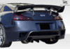 2008-2015 Infiniti G Coupe G37 Q60 Duraflex GT-R Rear Bumper Cover - 1 Piece / Vehicle Year Make Model Trim - 2008-2015-Infiniti G Coupe 2DR / Product Type - Rear Bumper / Style Name -GT-R / Kit Material - FRP (Fiberglass Reinforced Plastics) / Notes -