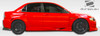 2003-2006 Mitsubishi Lancer Evolution 8 9 Duraflex VT-X Wide Body Front Fenders - 2 Piece / Vehicle Year Make Model Trim - 2003-2006-Mitsubishi Evolution ALL / Product Type - Fender / Style Name -VT-X / Kit Material - FRP (Fiberglass Reinforced Plastics) / Notes - Note: must be used in conjunction with complete wide body kit