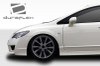 2006-2011 Honda Civic 4DR Duraflex JDM Type R Conversion Fenders - 2 Piece / Vehicle Year Make Model Trim - 2006-2011-Honda Civic 4DR / Product Type - Fender / Style Name -Type R / Kit Material - FRP (Fiberglass Reinforced Plastics) / Notes -