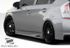 2010-2015 Toyota Prius Duraflex K-1 Side Skirts Rocker Panels - 2 Piece / Vehicle Year Make Model Trim - 2010-2015-Toyota Prius ALL / Product Type - Sideskirts / Style Name -K-1 / Kit Material - FRP (Fiberglass Reinforced Plastics) / Notes -