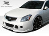2007-2008 Nissan Maxima Duraflex VIP Body Kit - 4 Piece - Includes VIP Front Bumper Cover (108061) VIP Side Skirts Rocker Panels (100594) VIP Rear Bumper Cover (100593) / Vehicle Year Make Model Trim - 2007-2008-Nissan Maxima ALL / Product Type - Kit / Style Name -VIP / Kit Material - FRP (Fiberglass Reinforced Plastics) / Notes -