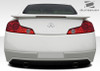2003-2007 Infiniti G Coupe G35 Duraflex Sigma Rear Lip Under Spoiler Air Dam - 1 Piece / Vehicle Year Make Model Trim - 2003-2007-Infiniti G Coupe 2DR / Product Type - Rear Lip/Add On / Style Name -Sigma / Kit Material - FRP (Fiberglass Reinforced Plastics) / Notes -