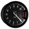Autometer Stack Clubman Tachometer 80mm 0-10K RPM - Black - ST200-010