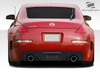 2003-2008 Nissan 350Z Z33 Duraflex C-Speed Rear Bumper Cover - 1 Piece / Vehicle Year Make Model Trim - 2003-2008-Nissan 350Z ALL / Product Type - Rear Bumper / Style Name -C-Speed / Kit Material - FRP (Fiberglass Reinforced Plastics) / Notes -