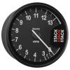 Autometer Stack Clubman Tachometer 80mm 0-3-13K RPM - Black - ST200-0313