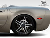 1997-2004 Chevrolet Corvette C5 Convertible / Z06 Duraflex ZR Edition Rear Fenders - 2 Piece / Vehicle Year Make Model Trim - 1997-2004-Chevrolet Corvette Convertible / Product Type - Fender / Style Name -ZR Edition / Kit Material - FRP (Fiberglass Reinforced Plastics) / Notes - Note: minor modifications for z06 models required