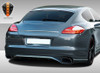2010-2013 Porsche Panamera Eros Version 2 Rear Lip Under Spoiler Air Dam - 1 Piece / Vehicle Year Make Model Trim - 2010-2013-Porsche Panamera ALL / Product Type - Rear Lip/Add On / Style Name -Eros Version 2 / Kit Material - FRP (Fiberglass Reinforced Plastics) / Notes -