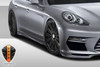 2010-2015 Porsche Panamera Eros Version 3 Side Skirts Rocker Panels - 2 Piece / Vehicle Year Make Model Trim - 2010-2015-Porsche Panamera ALL / Product Type - Sideskirts / Style Name -Eros Version 3 / Kit Material - FRP (Fiberglass Reinforced Plastics) / Notes -