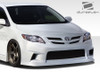 2011-2013 Toyota Corolla Duraflex GT Concept Front Bumper Cover - 1 Piece / Vehicle Year Make Model Trim - 2011-2013-Toyota Corolla ALL / Product Type - Front Bumper / Style Name -GT Concept / Kit Material - FRP (Fiberglass Reinforced Plastics) / Notes -