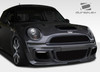 2007-2013 Mini Cooper Hatchback R56 Clubman R55 2009-2015 Cooper convertible R57 2012-2015 Cooper Coupe / Roadster R58 R59 Duraflex DL-R Front Bumper Cover - 3 Piece / Vehicle Year Make Model Trim - 2007-2015-MINI Cooper ALL / Product Type - Front Bumper / Style Name -DL-R / Kit Material - FRP (Fiberglass Reinforced Plastics) / Notes - Note: includes trim and led mount, use universal led drl 1 (109234)