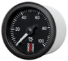 Autometer Stack 52mm 0-100 PSI 1/8in NPTF (M) Mechanical Oil Pressure Gauge - Black - ST3102