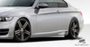 2007-2013 BMW 3 Series E92 2dr E93 Convertible Duraflex LM-S Side Skirts Rocker Panels - 2 Piece / Vehicle Year Make Model Trim - 2007-2013-BMW 3 Series 2DR / Product Type - Sideskirts / Style Name -LM-S / Kit Material - FRP (Fiberglass Reinforced Plastics) / Notes -