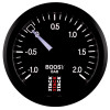 Autometer Stack 52mm -1 to +2 Bar T-Fitting 0.187in Barb (M) Mechanical Boost Pressure Gauge - Black - ST3111