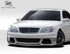 2003-2006 Mercedes S Class W220 Duraflex W-3 Front Bumper Cover - 1 Piece / Vehicle Year Make Model Trim - 2003-2006-Mercedes S Class ALL / Product Type - Front Bumper / Style Name -W-3 / Kit Material - FRP (Fiberglass Reinforced Plastics) / Notes - Note: this bumper was designed to use universal led 1 (109234) or universal led 3 (109236)