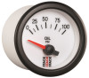 Autometer Stack 52mm 0-100 PSI 1/8in NPTF Electric Oil Pressure Gauge - White - ST3252