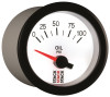 Autometer Stack 52mm 0-100 PSI 1/8in NPTF Electric Oil Pressure Gauge - White - ST3252