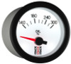 Autometer Stack 52mm 140-300 Deg F 1/8in NPTF Electric Oil Temp Gauge - White - ST3260