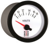 Autometer Stack 52mm 8-18V Electric Battery Voltage Gauge - White - ST3266
