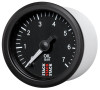 Autometer Stack 52mm 0-7 Bar M10 Male Pro Stepper Motor Oil Pressure Gauge - Black - ST3301