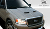 2004-2008 Ford F-150 / 2006-2008 Lincoln Mark LT Duraflex CVX Hood - 1 Piece / Vehicle Year Make Model Trim - 2004-2008-Ford F150 ALL / Product Type - Hood / Style Name -CVX / Kit Material - FRP (Fiberglass Reinforced Plastics) / Notes - Note: Hood pins are required.