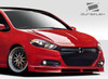 2013-2016 Dodge Dart Duraflex Racer Front Lip Under Spoiler Air Dam - 1 Piece / Vehicle Year Make Model Trim - 2013-2016-Dodge Dart ALL / Product Type - Front Lip/Add On / Style Name -Racer / Kit Material - FRP (Fiberglass Reinforced Plastics) / Notes -