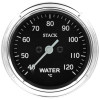 Autometer Stack 52mm 40-120 Deg C 1/8in NPTF Male Pro Stepper Motor Water Temp Gauge - Classic - ST3307C
