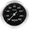 Autometer Stack 52mm 100-260 Deg F 1/8in NPTF Male Pro Stepper Motor Water Temp Gauge - Classic - ST3308C