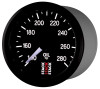 Autometer Stack 52mm 140-280 Deg F 1/8in NPTF Male Pro Stepper Motor Oil Temp Gauge - Black - ST3310