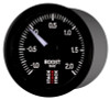 Autometer Stack 52mm -1 to +2 Bar (Incl T-Fitting) Pro Stepper Motor Boost Pressure Gauge - Black - ST3311
