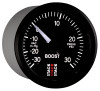 Autometer Stack 52mm -30INHG to +30 PSI (Incl T-Fitting) Pro Stepper Motor Boost Press Gauge - Black - ST3312