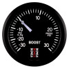 Autometer Stack 52mm -30INHG to +30 PSI (Incl T-Fitting) Pro Stepper Motor Boost Press Gauge - Black - ST3312