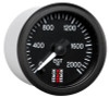 Autometer Stack 52mm 0-2000 Deg F Pro Stepper Motor Exhaust Gas Temp Gauge - Black - ST3314