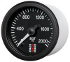 Autometer Stack 52mm 0-2000 Deg F Pro Stepper Motor Exhaust Gas Temp Gauge - Black - ST3314