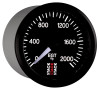 Autometer Stack 52mm 0-2000 Deg F Pro Stepper Motor Exhaust Gas Temp Gauge - Black - ST3314