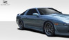 1986-1992 Toyota Supra Duraflex AB-F Side Skirt Rocker Panels - 2 Piece / Vehicle Year Make Model Trim - 1986-1992-Toyota Supra ALL / Product Type - Sideskirts / Style Name -AB-F / Kit Material - FRP (Fiberglass Reinforced Plastics) / Notes -