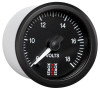 Autometer Stack 52mm 8-18V Pro Stepper Motor Battery Voltage Gauge - Black - ST3316