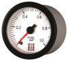 Autometer Stack 52mm 0-1 Bar M10 Male Pro Stepper Motor Fuel Pressure Gauge - White - ST3353