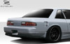 1989-1994 Nissan 240SX S13 2DR Duraflex G-PR Rear Fender Flares (+50mm) - 2 Piece / Vehicle Year Make Model Trim - 1989-1994-Nissan 240SX 2DR / Product Type - Fender Flare / Style Name -G-PR / Kit Material - FRP (Fiberglass Reinforced Plastics) / Notes - Note: fender flares are 50mm wider than oem