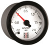 Autometer Stack 52mm -1 to +2 Bar (Incl T-Fitting) Pro Stepper Motor Boost Pressure Gauge - White - ST3361