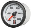 Autometer Stack 52mm 0-2000 Deg F Pro Stepper Motor Exhaust Gas Temp Gauge - White - ST3364