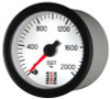 Autometer Stack 52mm 0-2000 Deg F Pro Stepper Motor Exhaust Gas Temp Gauge - White - ST3364