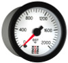 Autometer Stack 52mm 0-2000 Deg F Pro Stepper Motor Exhaust Gas Temp Gauge - White - ST3364