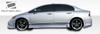 2006-2011 Honda Civic 4DR Duraflex B-2 Body Kit - 4 Piece - Includes B-2 Front Bumper Cover (103518) B-2 Rear Bumper Cover (103520 B-2 Side Skirts Rocker Panels (103519) / Vehicle Year Make Model Trim - 2006-2011-Honda Civic 4DR / Product Type - Kit / Style Name -B-2 / Kit Material - FRP (Fiberglass Reinforced Plastics) / Notes -