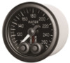 Autometer Stack Pro Control 52mm 100-260 deg F Water Temp Gauge - Black (1/8in NPTF Male) - ST3508