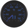 Autometer Stack Instruments 52mm 140-280 Deg F 1/8in NPTF Male Pro Control Oil Temp Gauge - Black - ST3510