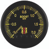 Autometer Stack 52mm -1 to +2 Bar (Incl T-Fitting) Pro-Control Boost Pressure Gauge - Black - ST3511