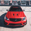 2012-2014 Mercedes C Class W204 Duraflex Black Series Look Hood - 1 Piece / Vehicle Year Make Model Trim - 2012-2014-Mercedes C Class ALL / Product Type - Hood / Style Name -Black Series Look / Kit Material - FRP (Fiberglass Reinforced Plastics) / Notes - Note: Hood pins are required. - WIll not fit C63